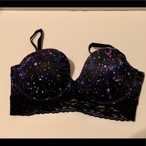 VS Pink Galaxy Bustier Bra